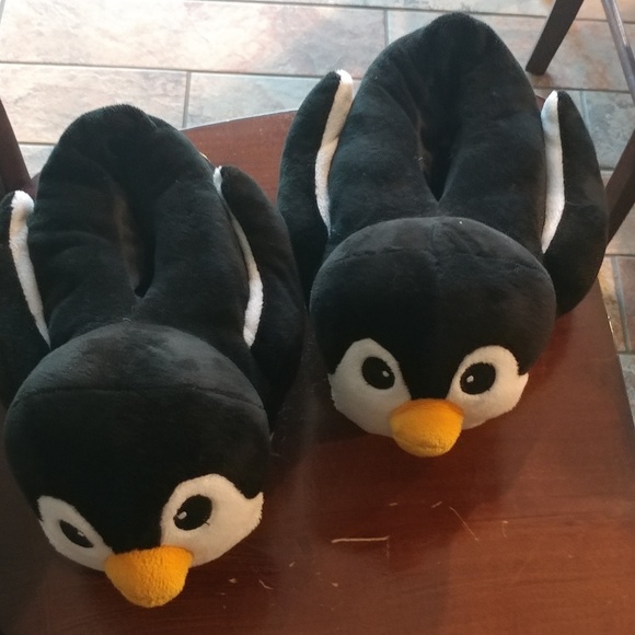 penguin slippers
